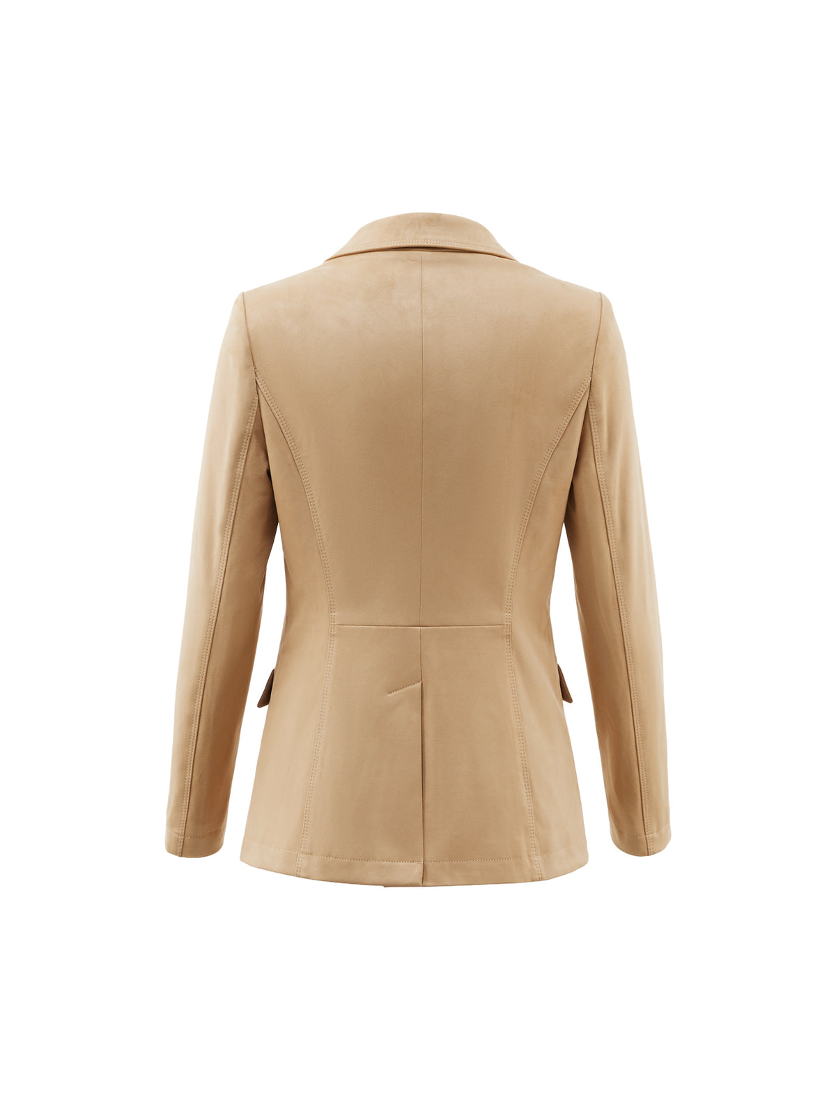 Classic Refined Button-Front Blazer