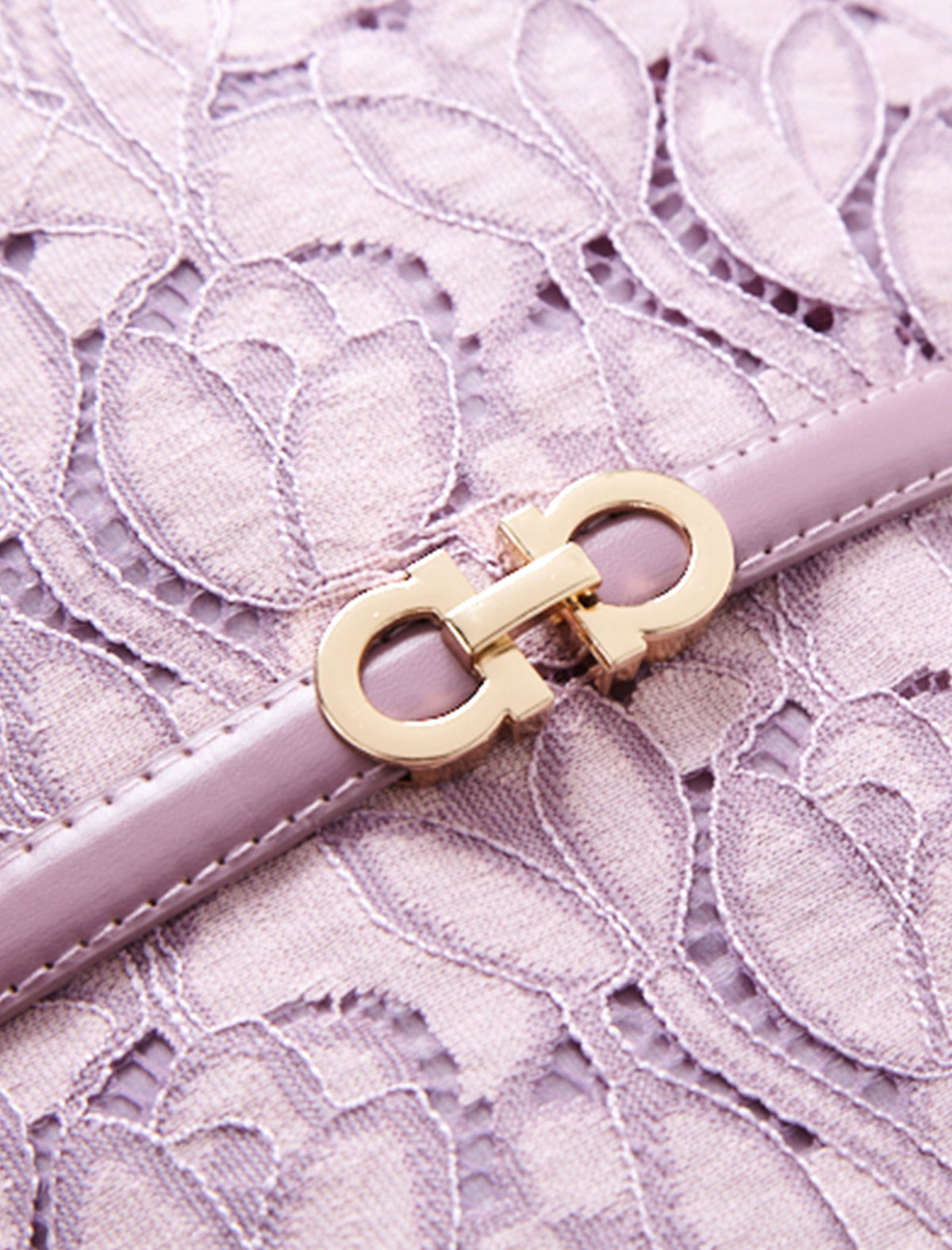 Lilac Lace Mermaid-Hem Dress