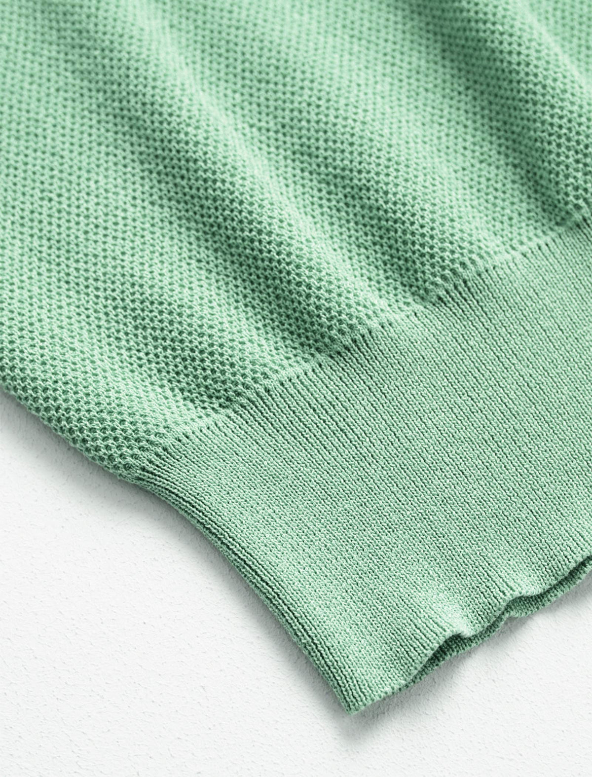 V-Neck Short Sleeve Knit Top