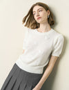 3D Butterfly Embroidered Knit Top