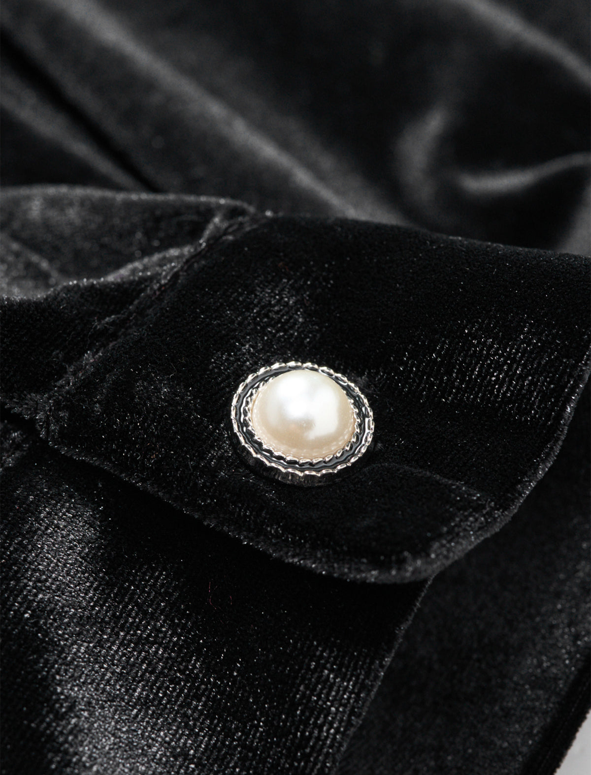 Black Velvet Sequin Midi Dress