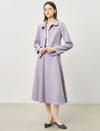 Single Breasted Collared Long Sleeve Jacket