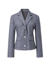 Wool Blend Blazer