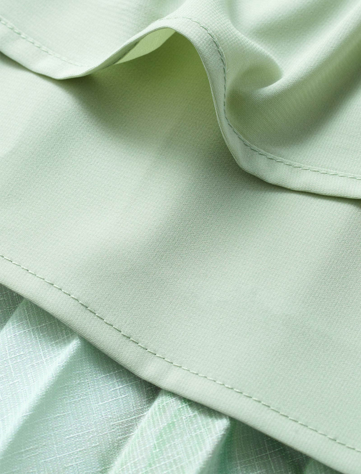 Marble Print Pleated Midi Skirt