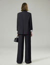 One Button Relaxed Fit Blazer