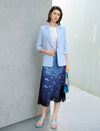 Ocean Breeze Sleeveless Midi Dress