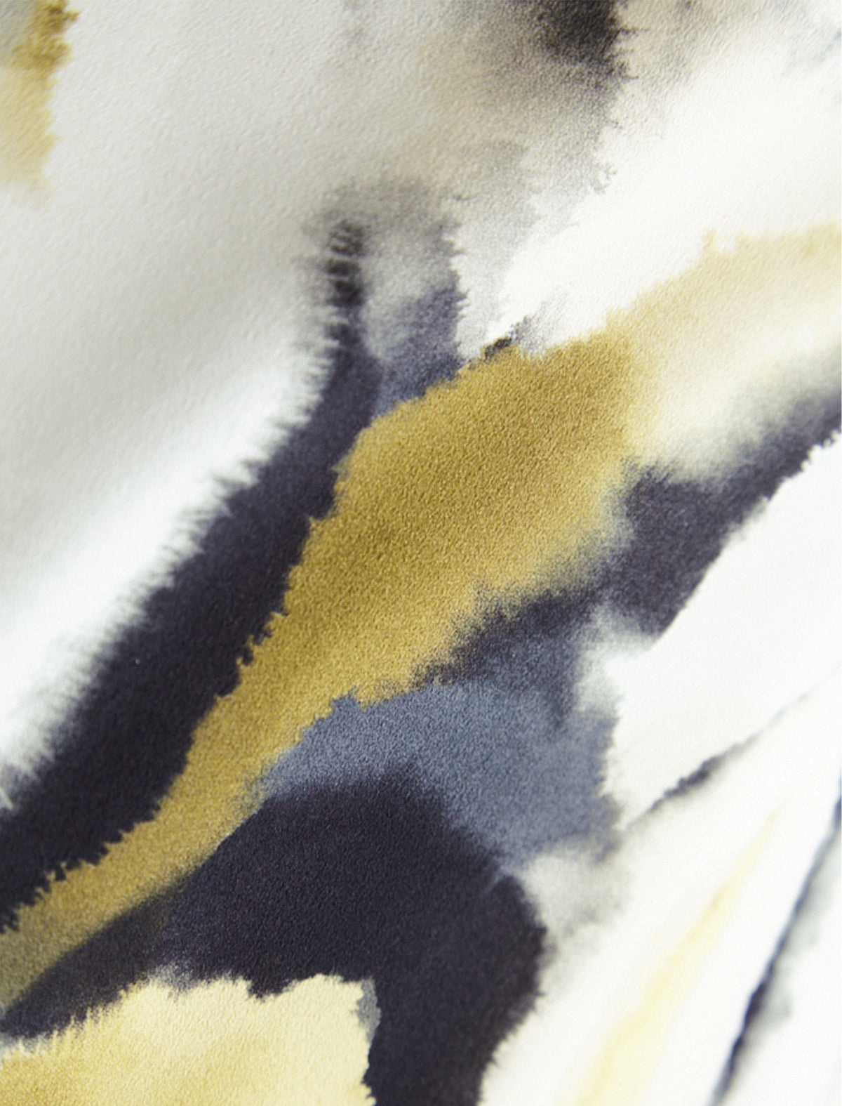 Abstract Print Flared A-Line Midi Skirt