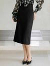 High-Waisted Pencil Skirt