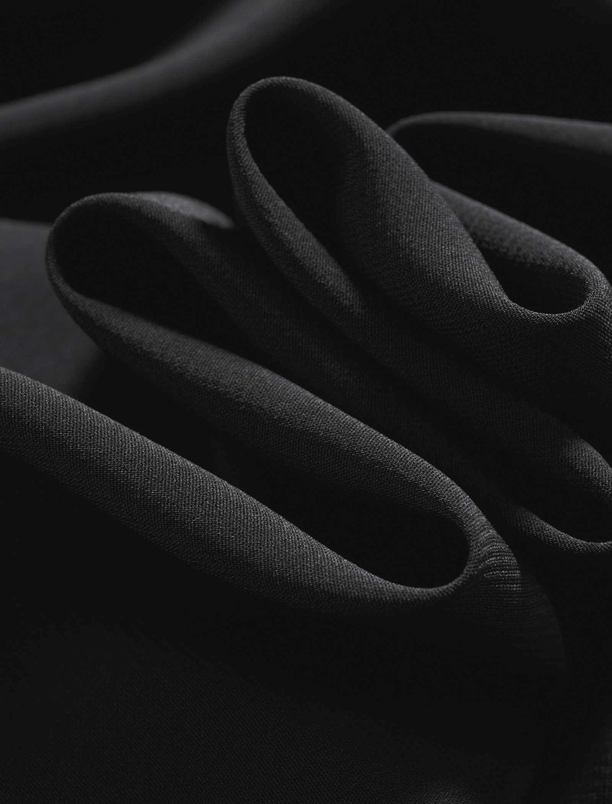 Embellished Trim Black Lace Midi Dress