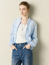 Sheer Floral Lace Zip-Up Sun Jacket