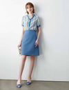 Elegant Workwear A-Line Skirt