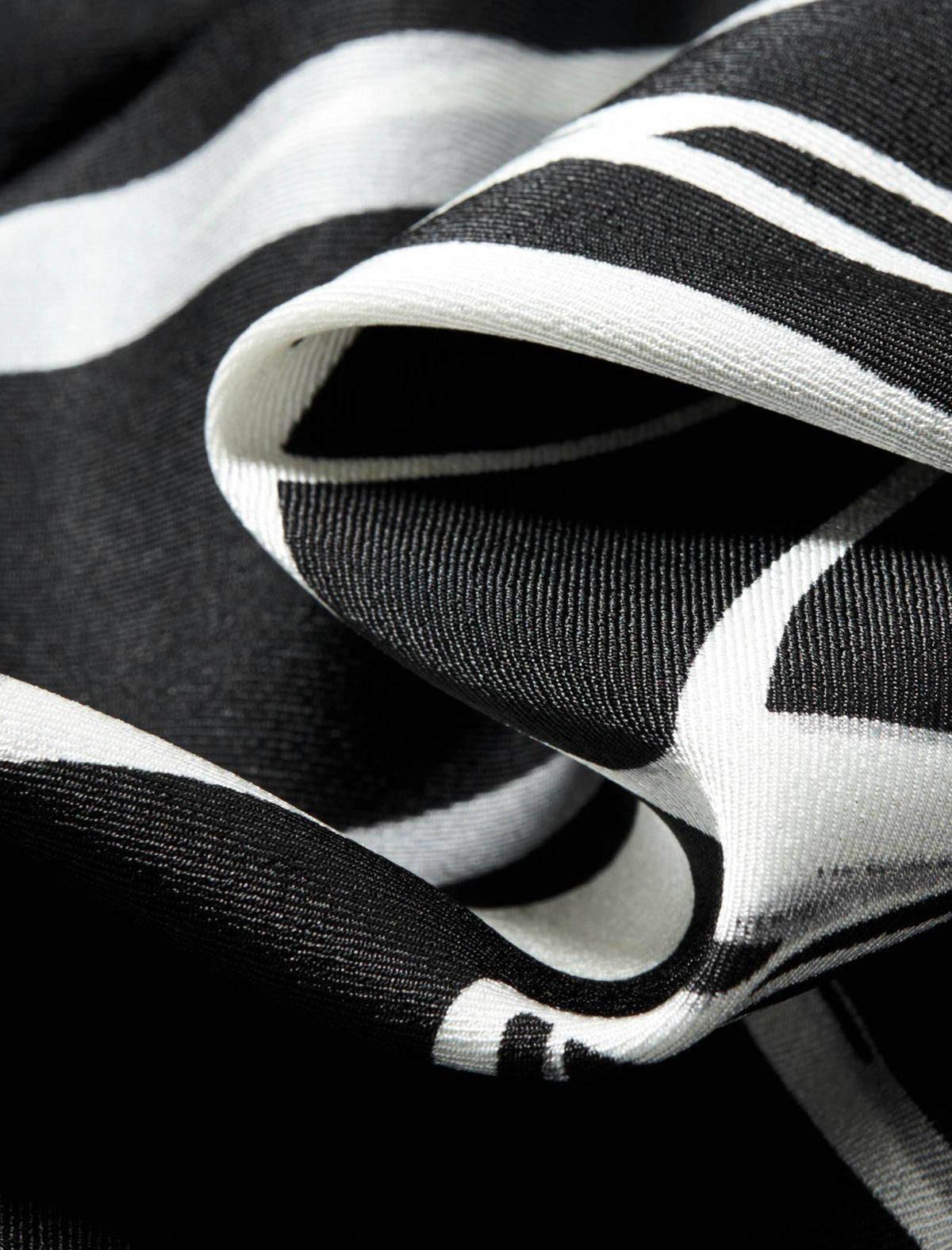 Abstract Print Midi Skirt