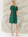 Lace Shift Above Knee Dress