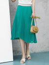 Minimal Pleated A-Line Skirt