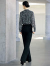 Pure Wool High Waist Wide Leg Pants