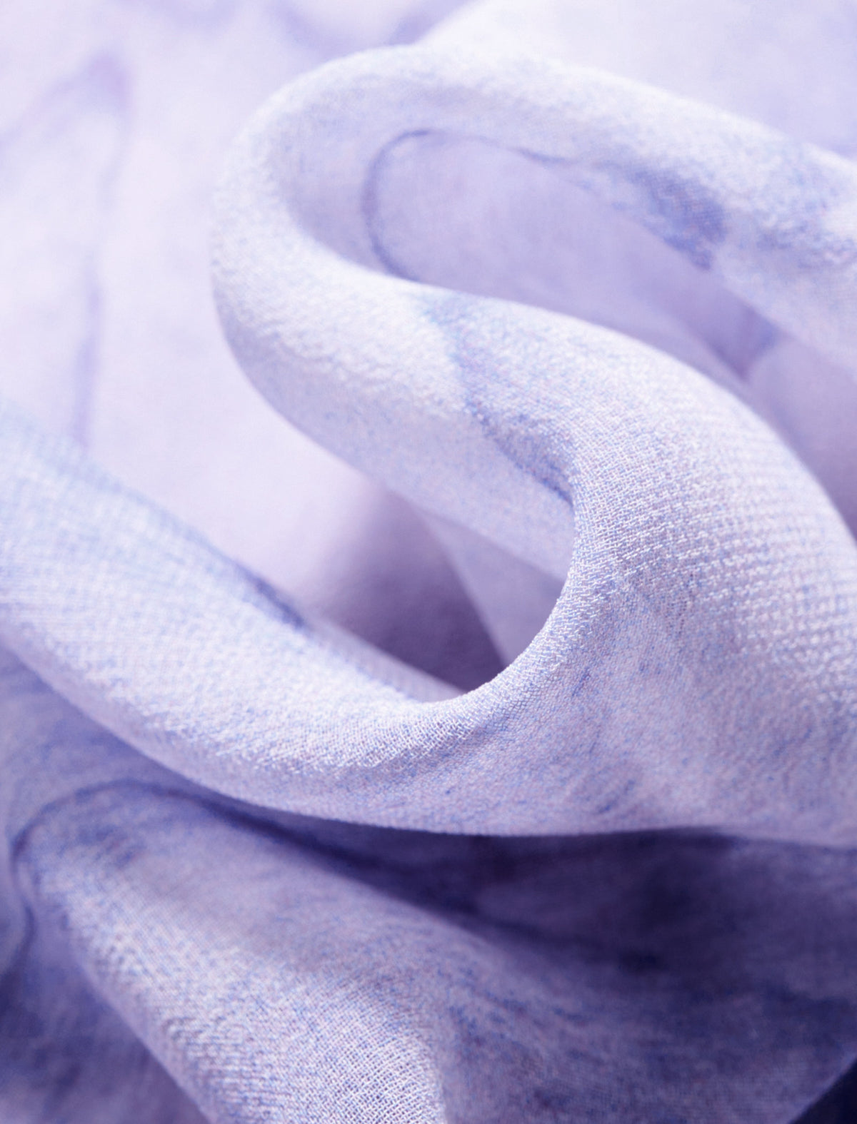 Purple Ombre Chiffon Midi Dress