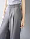 Wide-Leg Tailored Pants