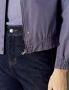 Collared Zip Up Cropped Jacket
