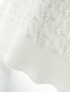 Tencel Eyelet Knit Tie-Neck Sweater