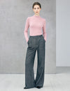 Mock Neck Long Sleeve Knit Top