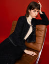 Sparkle Tweed Cropped Jacket