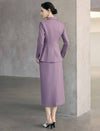 Double Breasted Notched Lapel Tailored Blazer