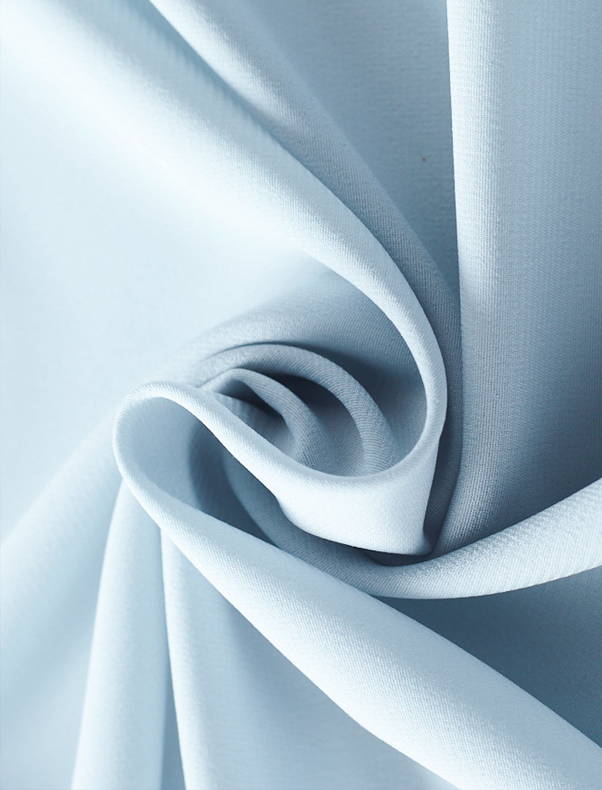 Blue Abstract Print Pleated Midi Skirt