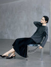 Thin Mesh Sparkly Long Sleeve Pullover