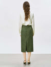 Ivory Ruffled Tie-Neck Blouse