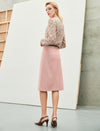 Tailored Midi Pencil Skirt