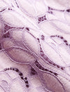 Lilac Floral V-Neck Lace Midi Dress