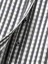 Chiffon Checkered Ruffle Detail Blouse