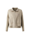 Wool Blend Cropped Jacket