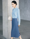 Structured Midi Pencil Skirt