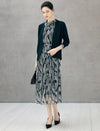 Wool Blend V-Neck Button Long Sleeve Cardigan