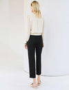 V-Neck Layered Tie-Front Long Sleeve Shirt