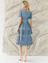 Salerno Soft Lace A-Line Midi Dress