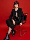 Sparkle Tweed Cropped Jacket