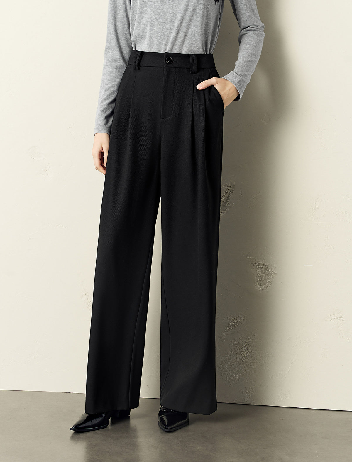High-Waist Wide Leg Pants