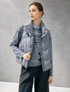 Quilted Stand-Collar Snap-Front Pocket Vest
