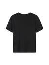 Cut Out Embellished Short Sleeve Tee