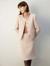 Sparkle Tweed Cropped Jacket