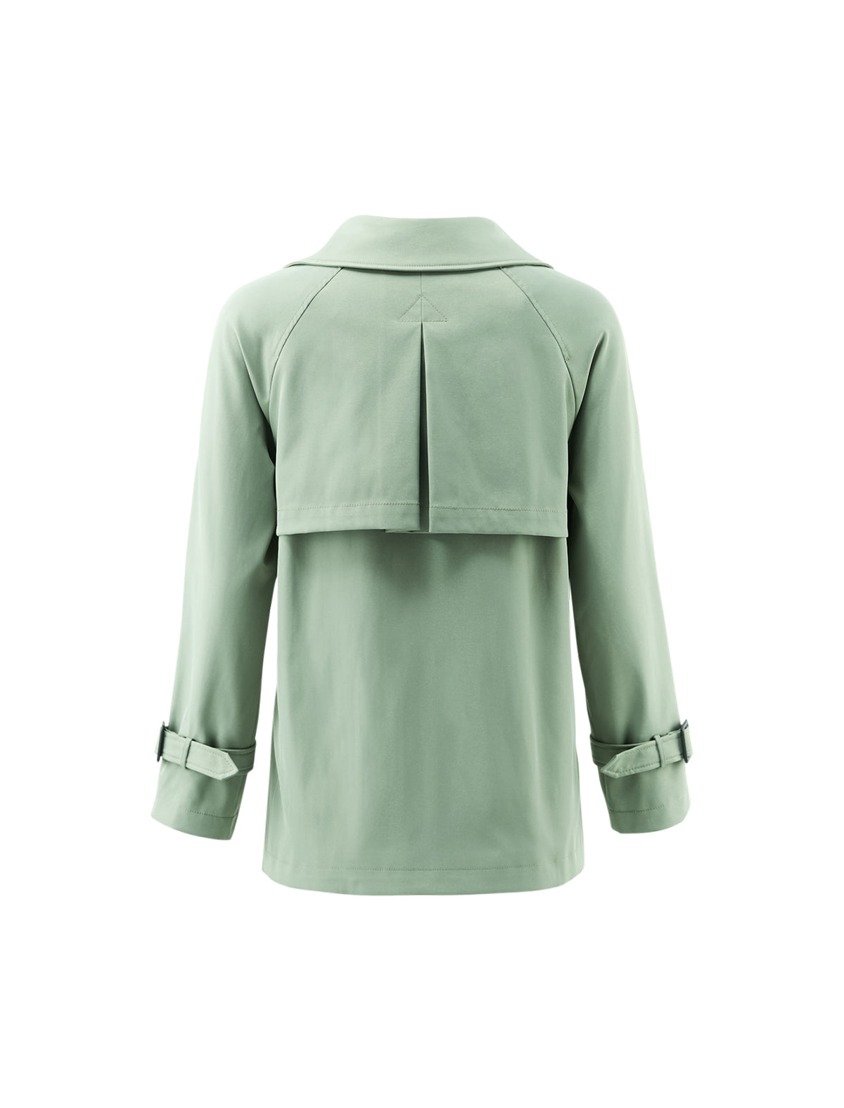 Long Sleeve Double-Breasted Relaxed Trench Coat