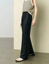 Linen Wide-Leg Drawstring Pants