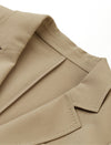 Lightweight Ruched Sleeve Blazer