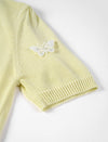3D Butterfly Embroidered Knit Top