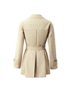 Collared Belted Trench Coat