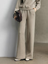 Classic Knit Wide-Leg Pants