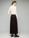 Textured Relaxed Wide-Leg Pants