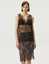 Sheer Lace Sleeveless Top